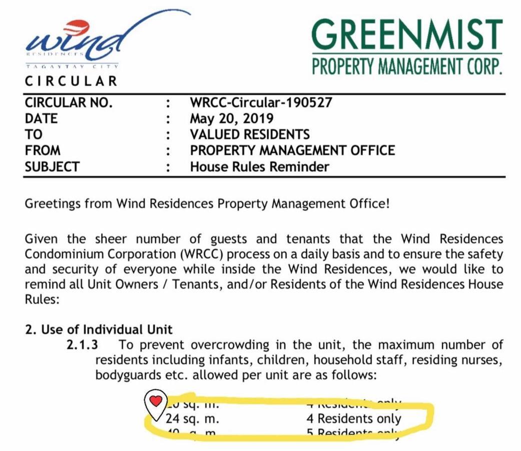 Sabina'S Place Wind Residences Tagaytay Tagaytay City Екстер'єр фото